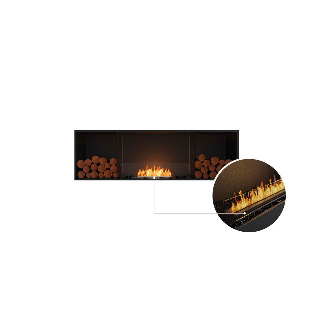 EcoSmart Fire Flex 68 Bioethanol Fireplace Insert - Single Room