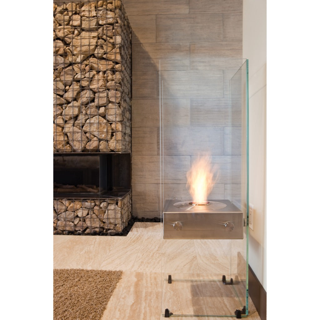 EcoSmart Fire Ghost Bioethanol Fireplace - Freestanding Ethanol Fireplace