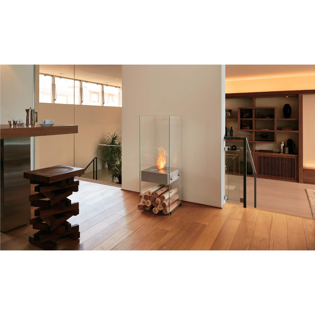 EcoSmart Fire Ghost Bioethanol Fireplace - Freestanding Ethanol Fireplace