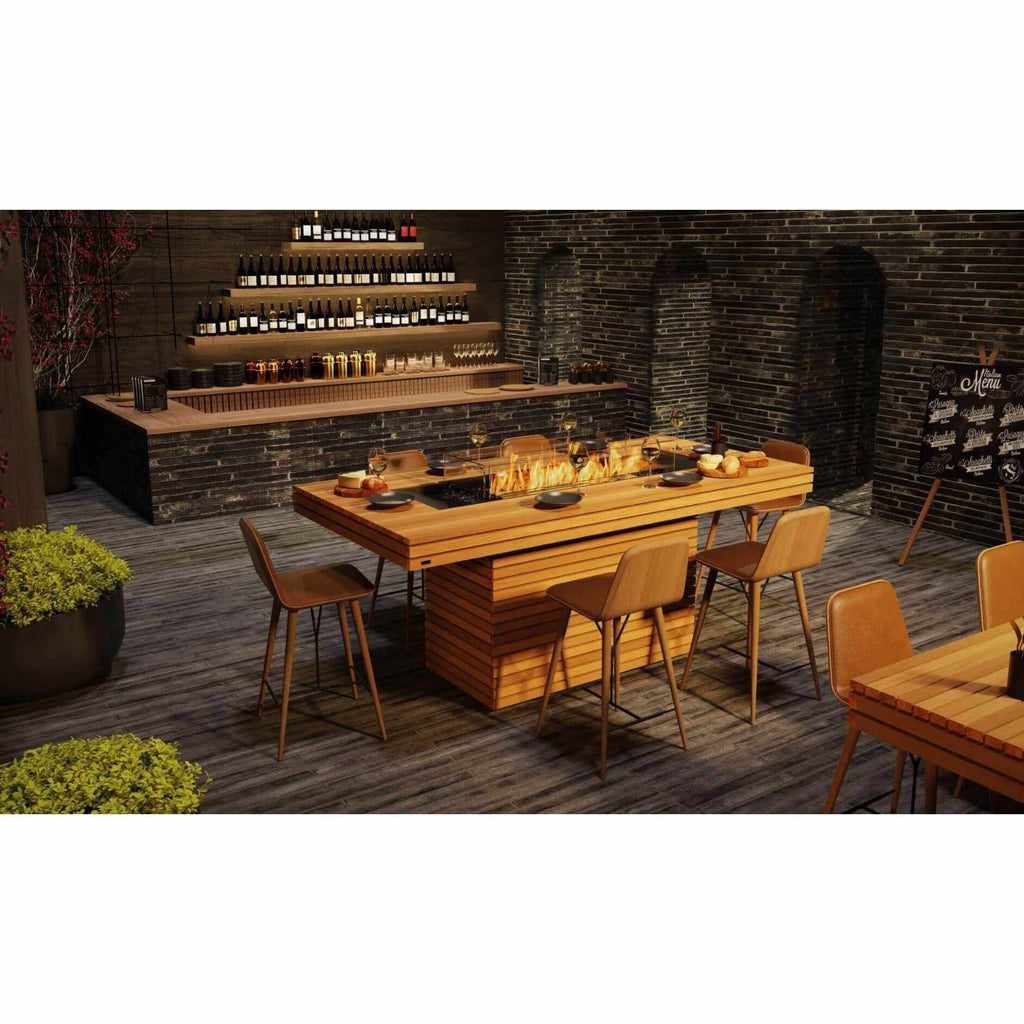 EcoSmart Fire Gin 90 (Bar) Bioethanol Fire Pit Table