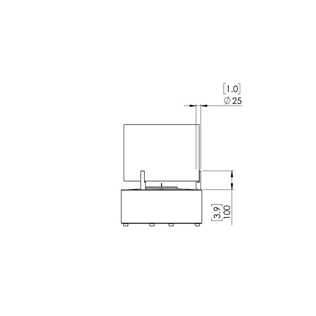 EcoSmart Fire T-Lite 8 Bioethanol Designer Fireplace