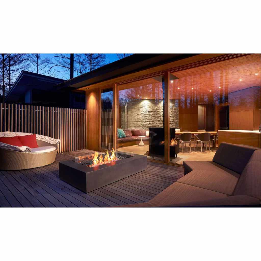 EcoSmart Fire Wharf 65 Ethanol Fire Pit Table