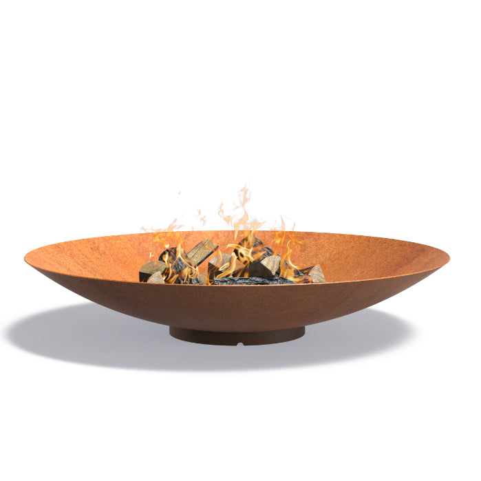 Large Corten Steel Firepit Bowl