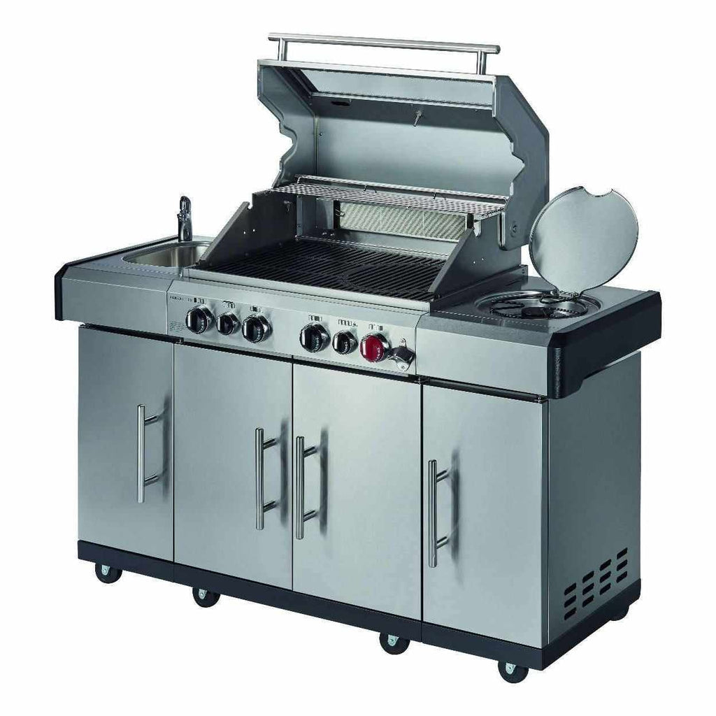 Lifestyle Enders Kansas Pro 4 Sik Turbo Gas Barbecue